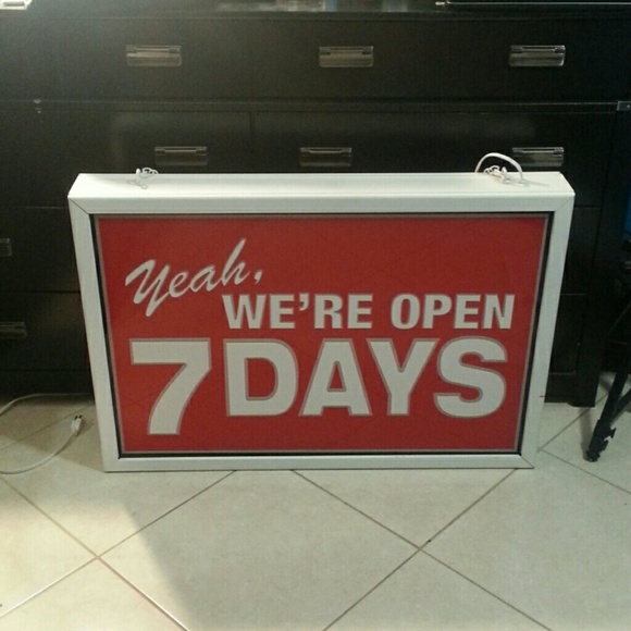 A LED sign - Picture 2 of 3