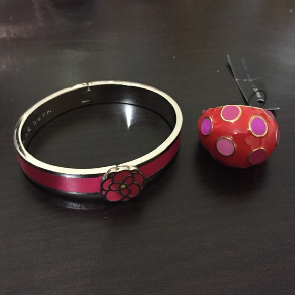 Marc Jacobs pink bangle bracelet