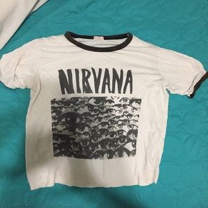Crop Top Style Nirvana Shirt