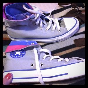 Almost brand new high top converse