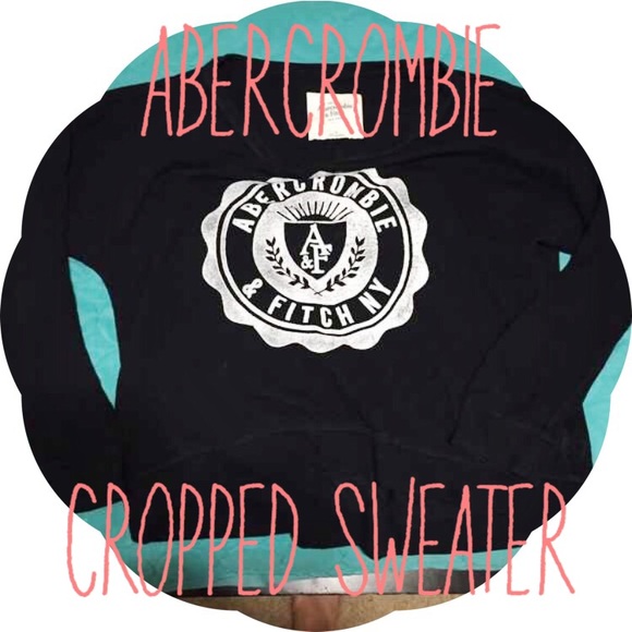 Oversized Abercrombie Crop Sweater
