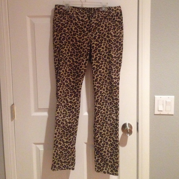 Cheetah Print Skinny Jeans