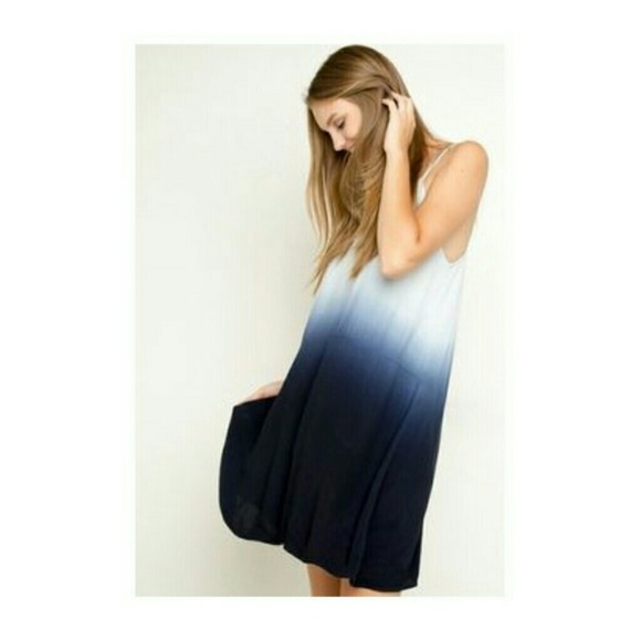 🎆 SALE 🎆 Brandy Melville Blue Ombre Brit Dress