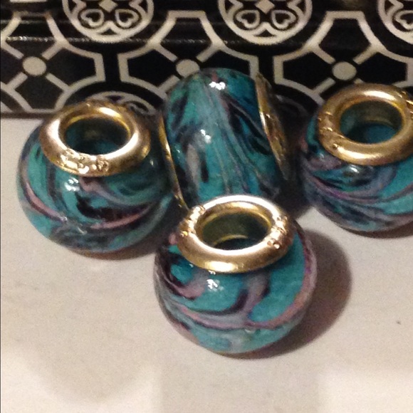 Murano bead to fit European charm bracelets