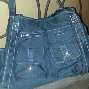 Large black carters diaper bag