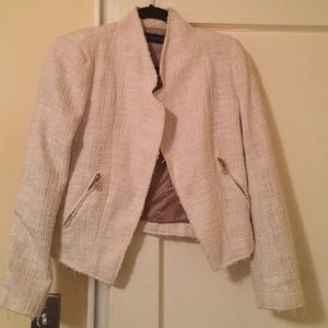 Cream Moto jacket