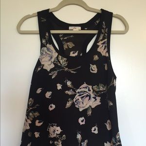 Joie Racerback Floral Print Tank