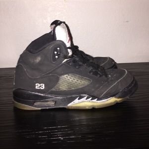 Air Jordan's Retro 5 Black/Red/Silver