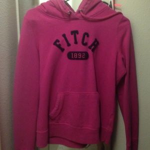 Large pink Abercrombie and Fitch sweater