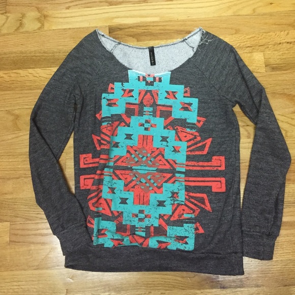 Tribal print sweater!