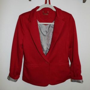 Red blazer
