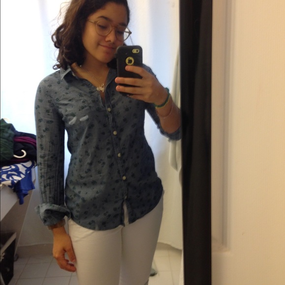 OLD NAVY floral blouse