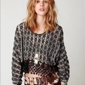 FREE PEOPLE New Romantics Heirloom Rashele Top