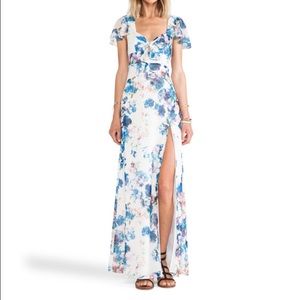 Lovers + Friends tie front floral dress