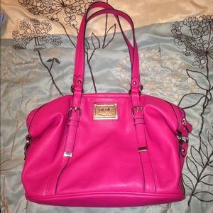 Nicole Miller bright pink purse