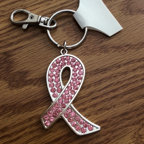 BNWT BOUTIQUE PINK CANCER RHINESTONE ACCESSORY💗💗