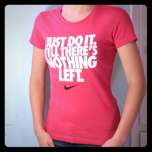 Nike Pink "Just do it" top