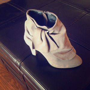 ALDO Suede Ankle Booties - Gray