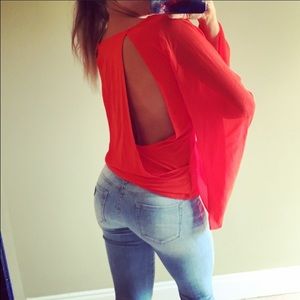 Bebe Open Back Top