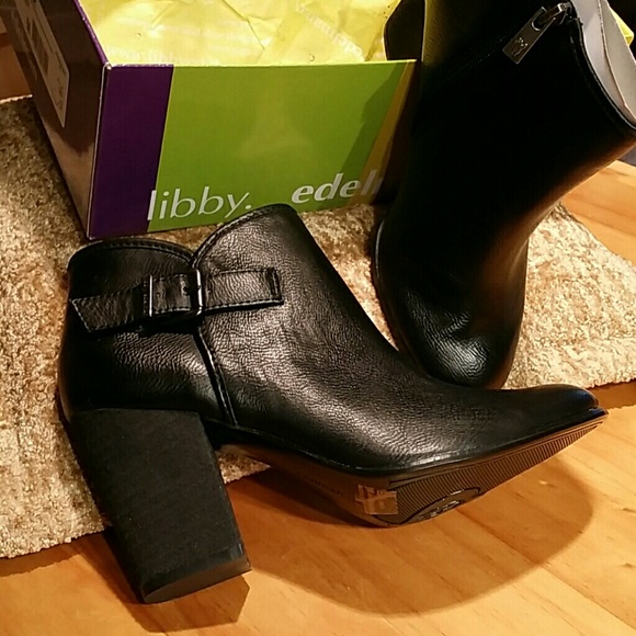 Libby Edelman low boots. NEW.