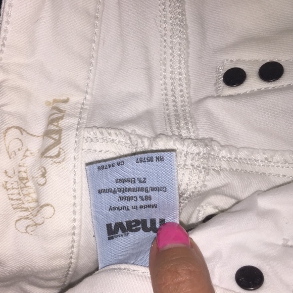 Mavi Bright White Jeans size27 - Picture 3 of 3