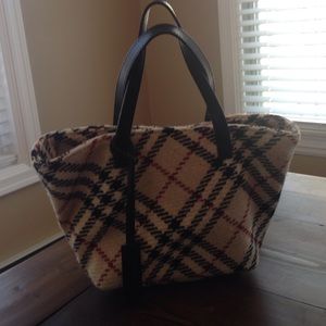Burberry bag and matching change purse