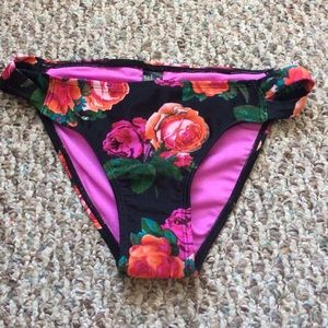 Flower print bikini bottom NEVER WORN