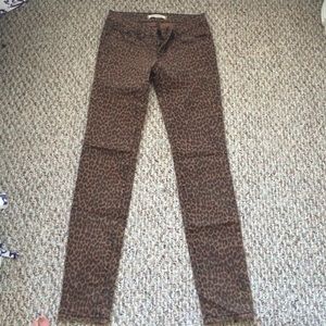 Cheetah print Bullhead jeans