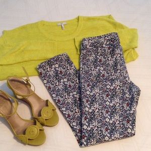 J. Crew limited edition Liberty print floral jeans