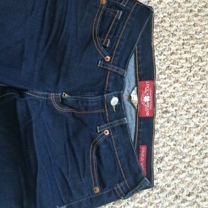 Dark wash skinny Lucky Brand jeans