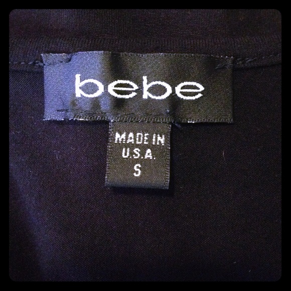 Black Bebe wrap dress - Small