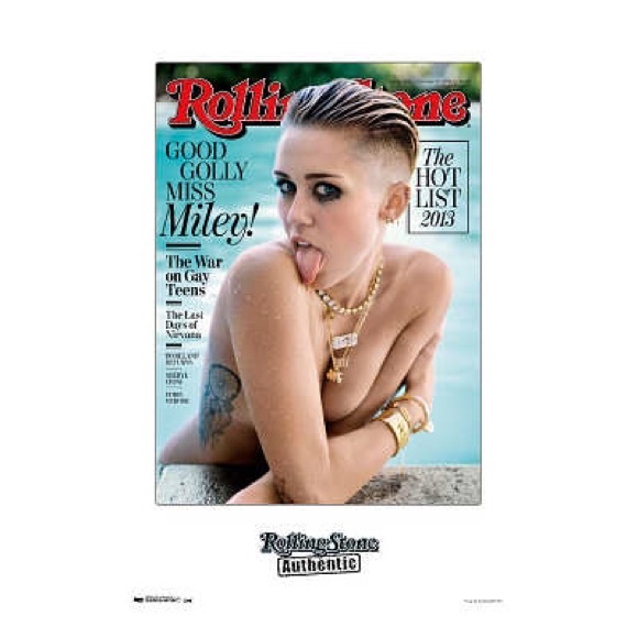 💥SOLD!!! Miley Cyrus Rolling Stone poster💥