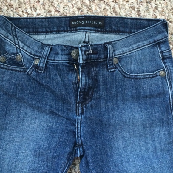 Medium wash boot cut jeans from Rock and Republic