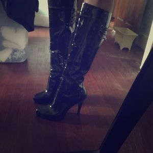 Tall calf boots
