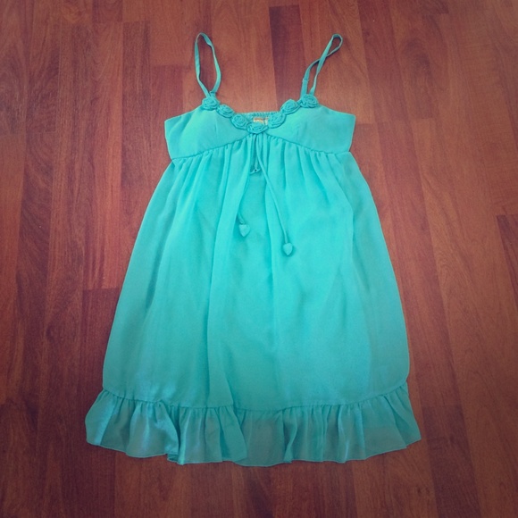 Light Blue Dress with padded Bra - 7