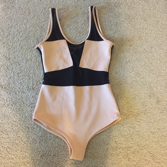 Pale pink bodysuit