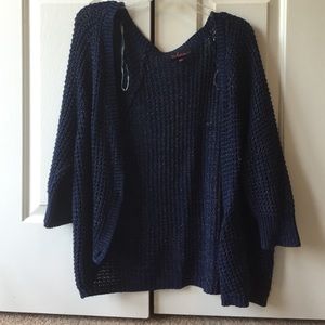 Navy blue cardigan