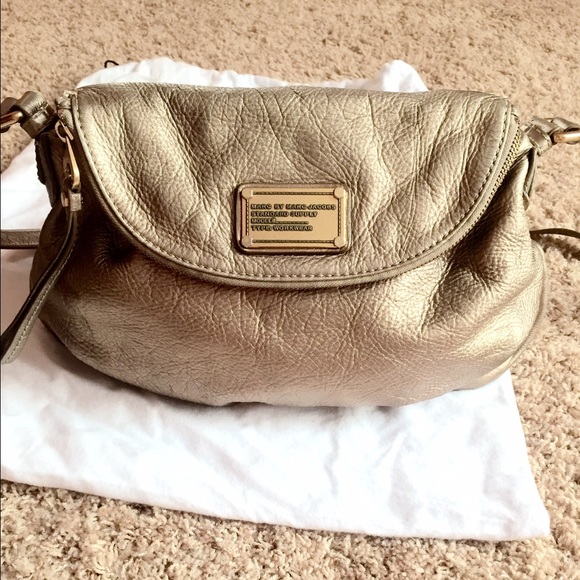 Marc by Marc Jacobs metallic gold crossbody bag