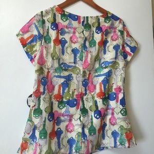 Anthropologie Tops - Modcloth Anthropologie Eva Franco key top $142 Anthropologie Tops - Modcloth Anthropologie Eva Franco key top $142