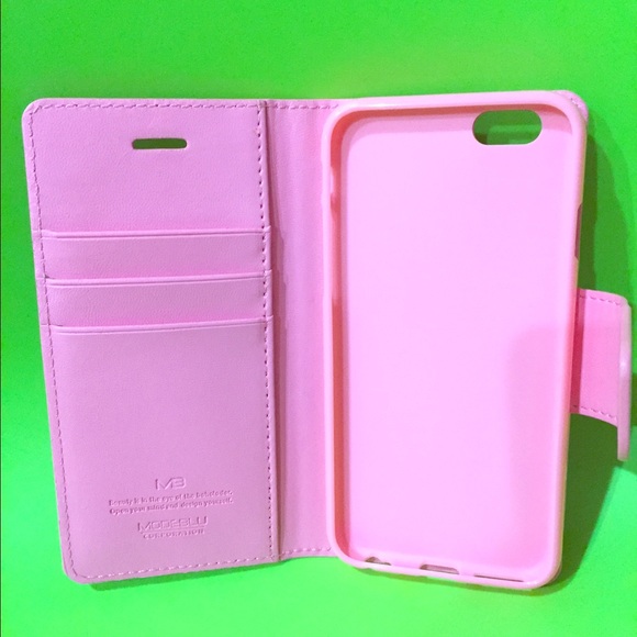 iPhone 6 pink wallet case