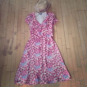 VINTAGE Betsey Johnson floral dress