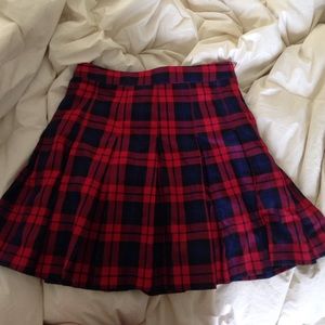 plaid tennis skirt (traded)