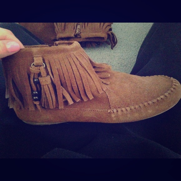 Moccasin booties