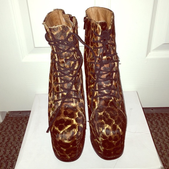 Cheetah print Jeffrey Campbell Lita boots