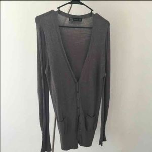 NWOT Zara grey cardigan