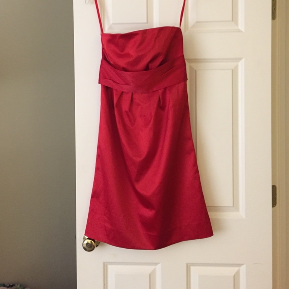 NY Company Stretchy Red Print Dress main image 1