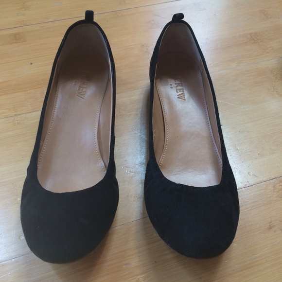 J Crew factory suede ballet flats