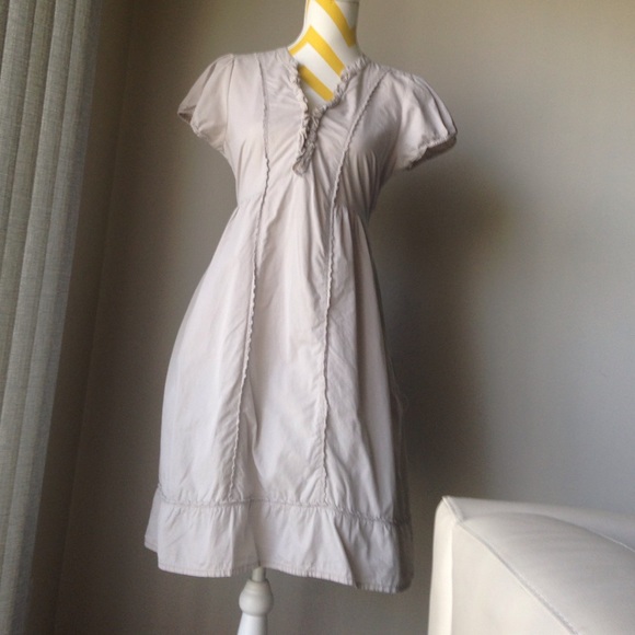 Retro/ peasant style fit and flare dress