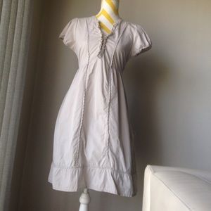 Retro/ peasant style fit and flare dress