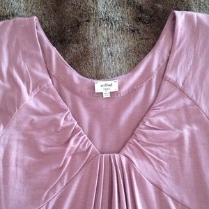 Aritzia Dresses | Aritzia Wilfred Pink Tunic Dress | Poshmark